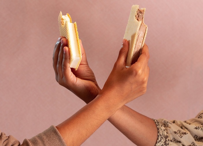 Classic flavor ice cream sandwiches